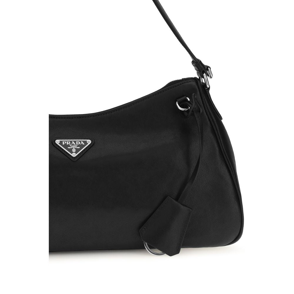 Prada Black Lamb Ovis Aries Aries Shoulder Bag
