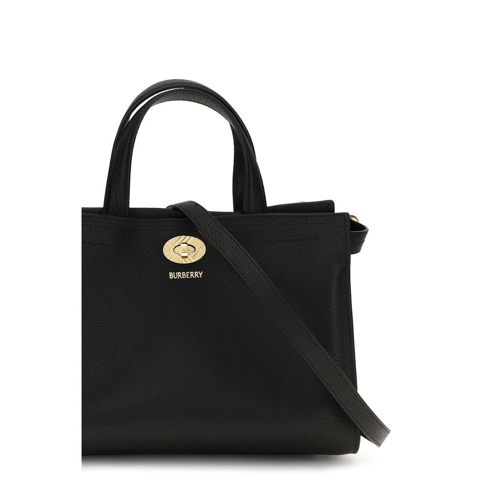 Burberry Black Cotton Handbag