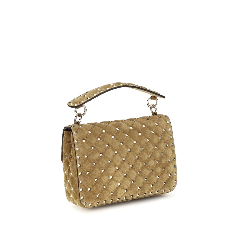 Valentino Garavani Beige Calf Leather Bos Taurus Shoulder Bag