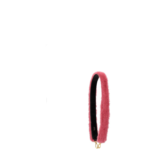 Prada Pink Fur Shoulder Bag