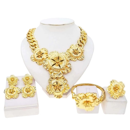 Gold Flower Pendant