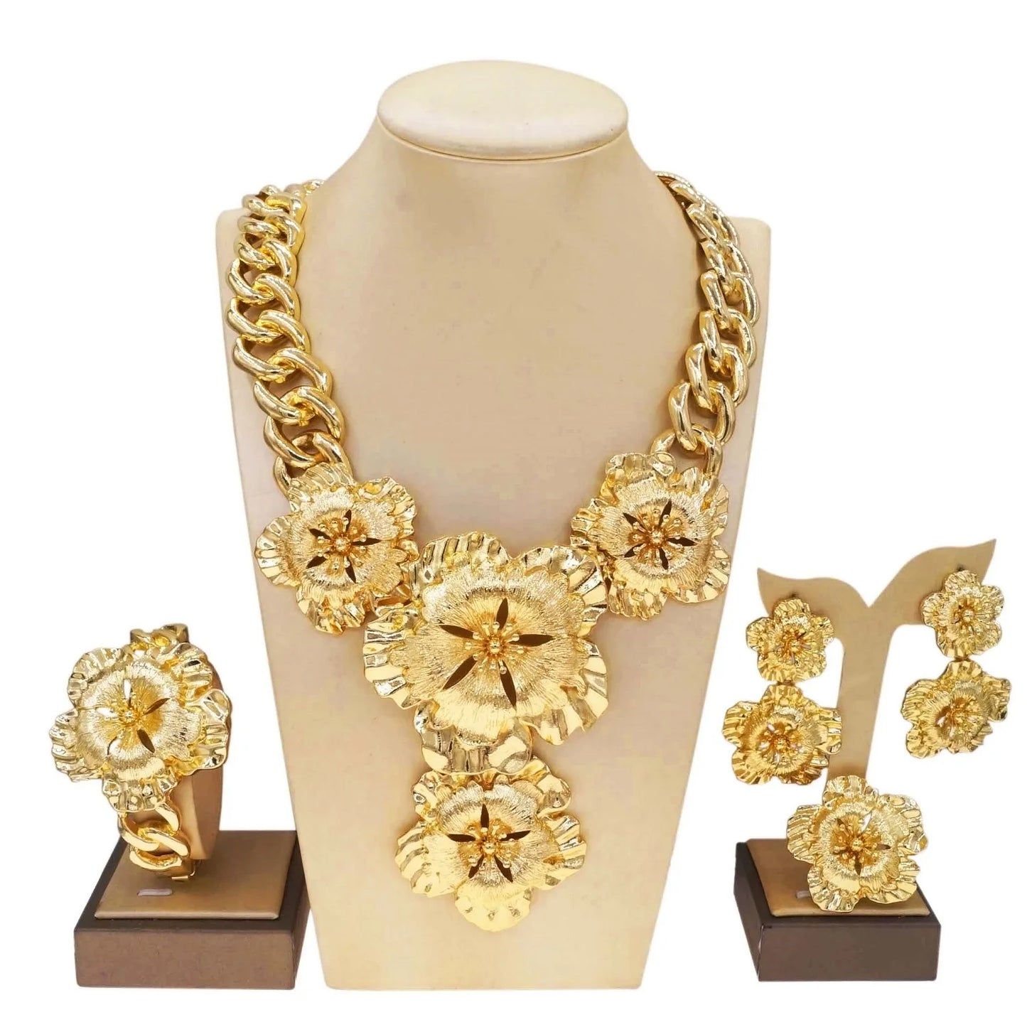 Gold Flower Pendant