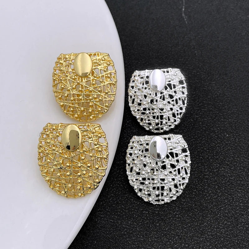 The Long Chain Set — 18K Gold & Silver Plated Necklace and Earrings for Women