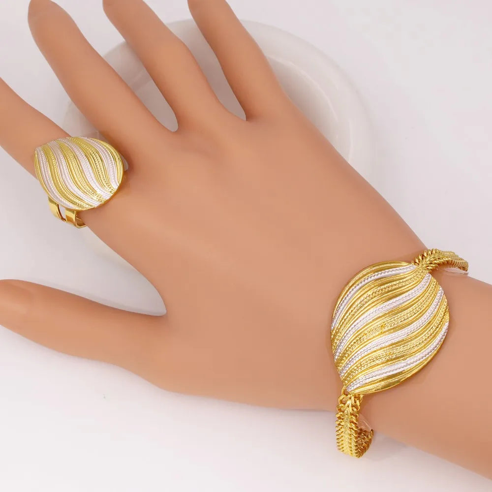 Two-Tone Luxury Jewelry Set